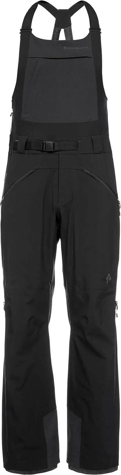 Black Diamond Men ' S Recon Stretch Bibs - Black