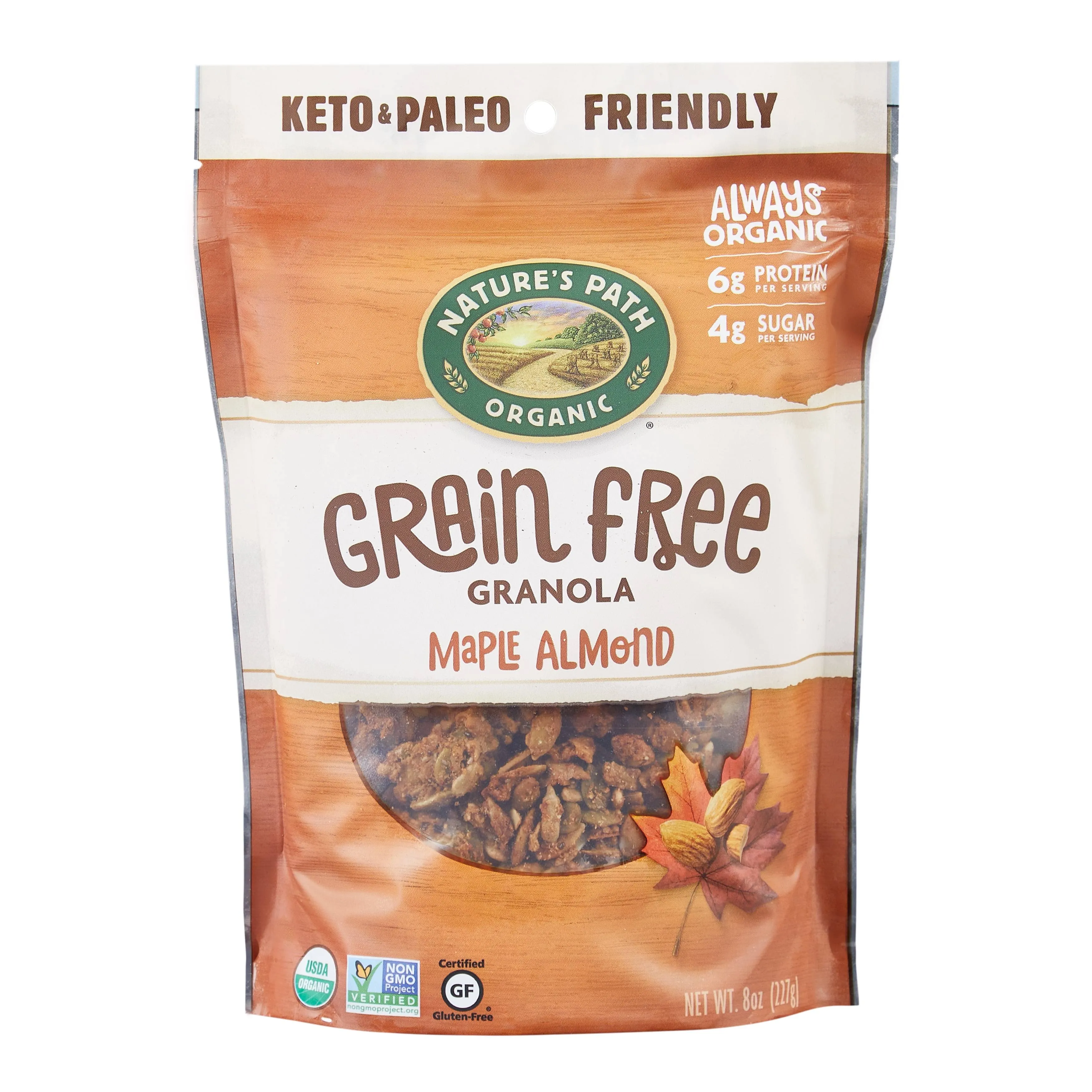 Nature's Path Grain Free Maple Almond Granola (8 oz)