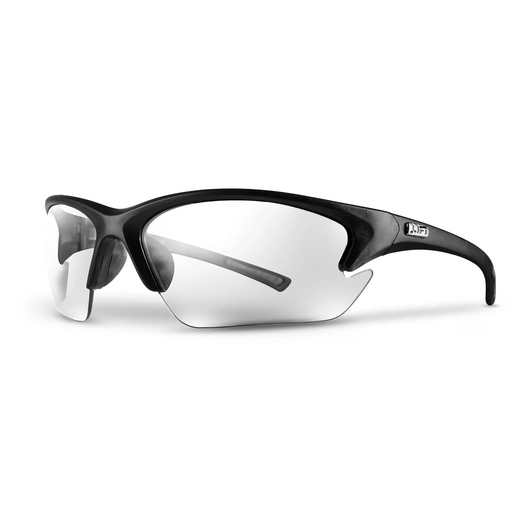 Lift Safety EQT-12KCB Quest Safety Glasses (Black Frame/Clear Lens)