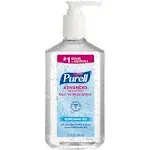 Purell Advanced Hand Sanitizer Gel, 12 oz. Pump Bottle