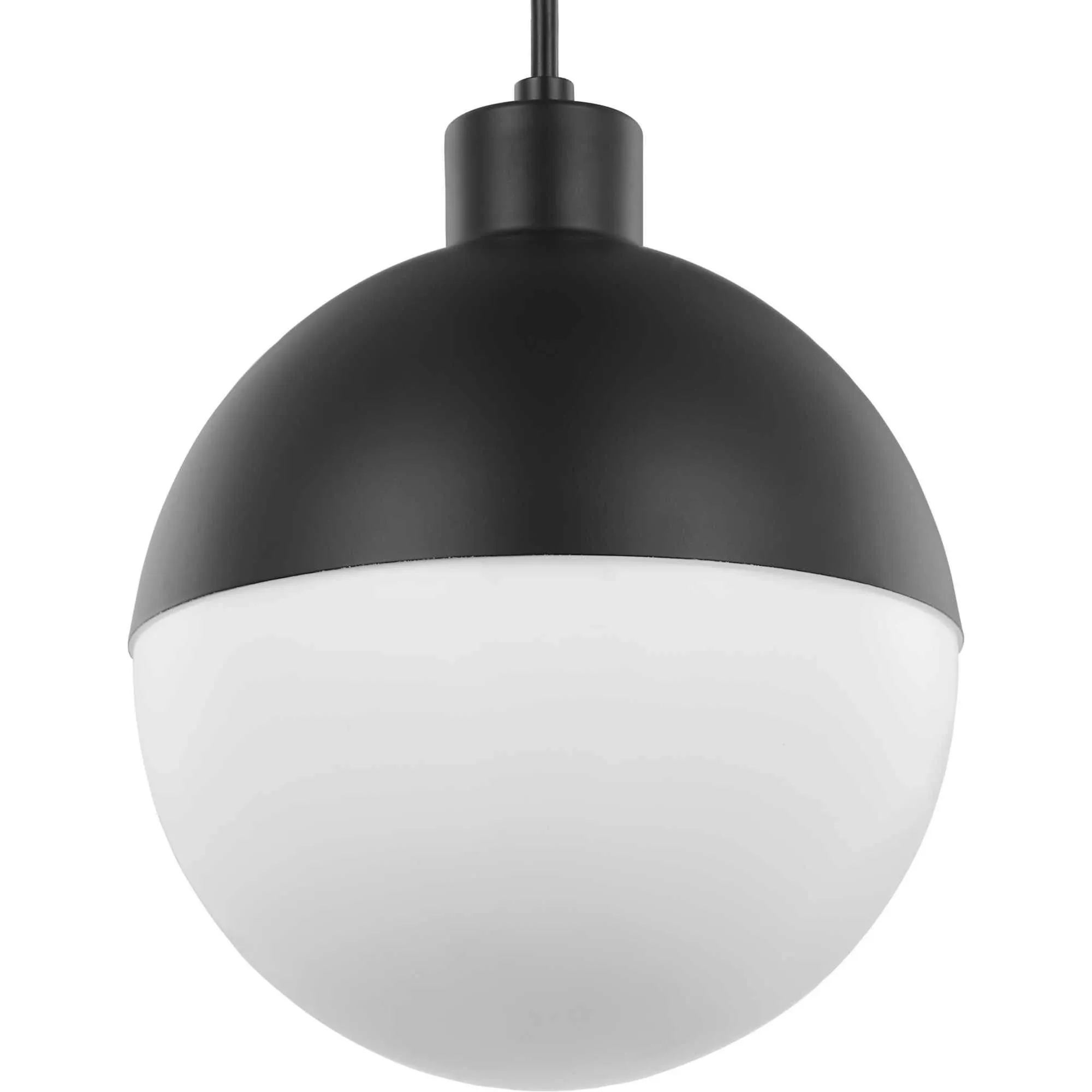 Globe LED Collection Black One-Light LED Pendant