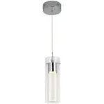 Artika Essence 7.5-Watt Chrome Integrated LED Pendant Light