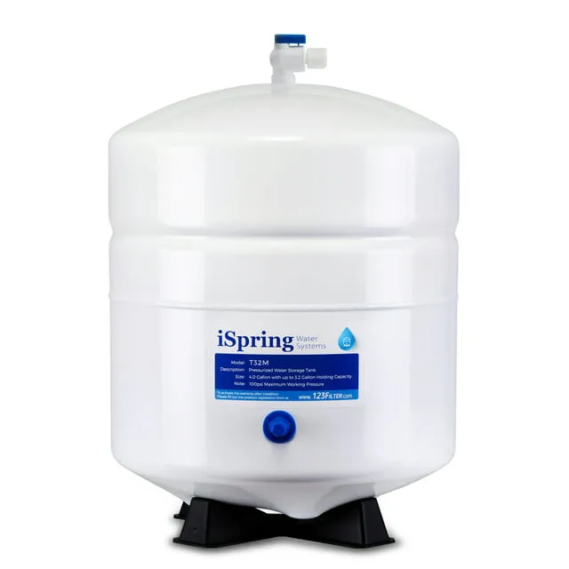 ISpring t32m White 4 gal Pressurized Water Storage Water Tank