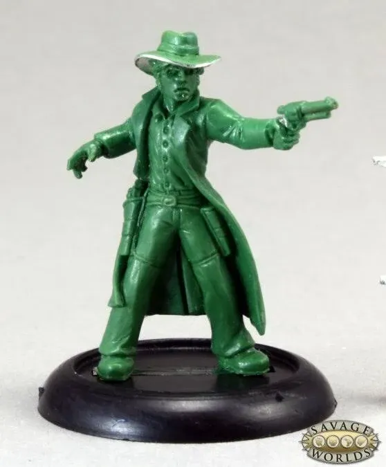 RPR59007 Gunslinger Cowboy Miniature 25mm Heroic Scale Savage Worlds