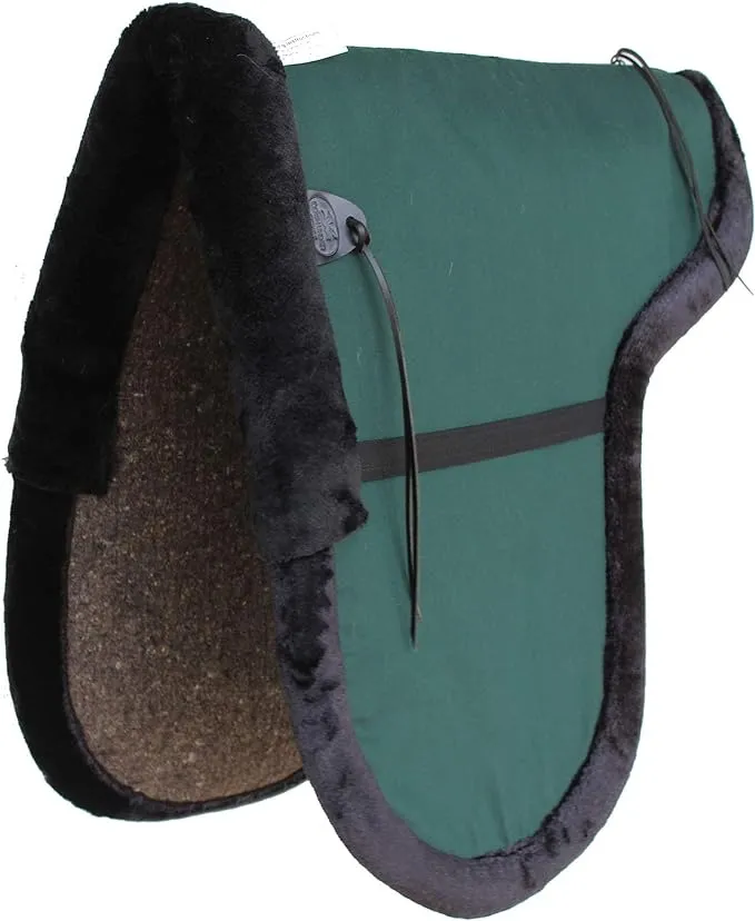 Challenger Australian Wool Felt Premium Shaped Trail Rider Comfort Pad Black 109SP565