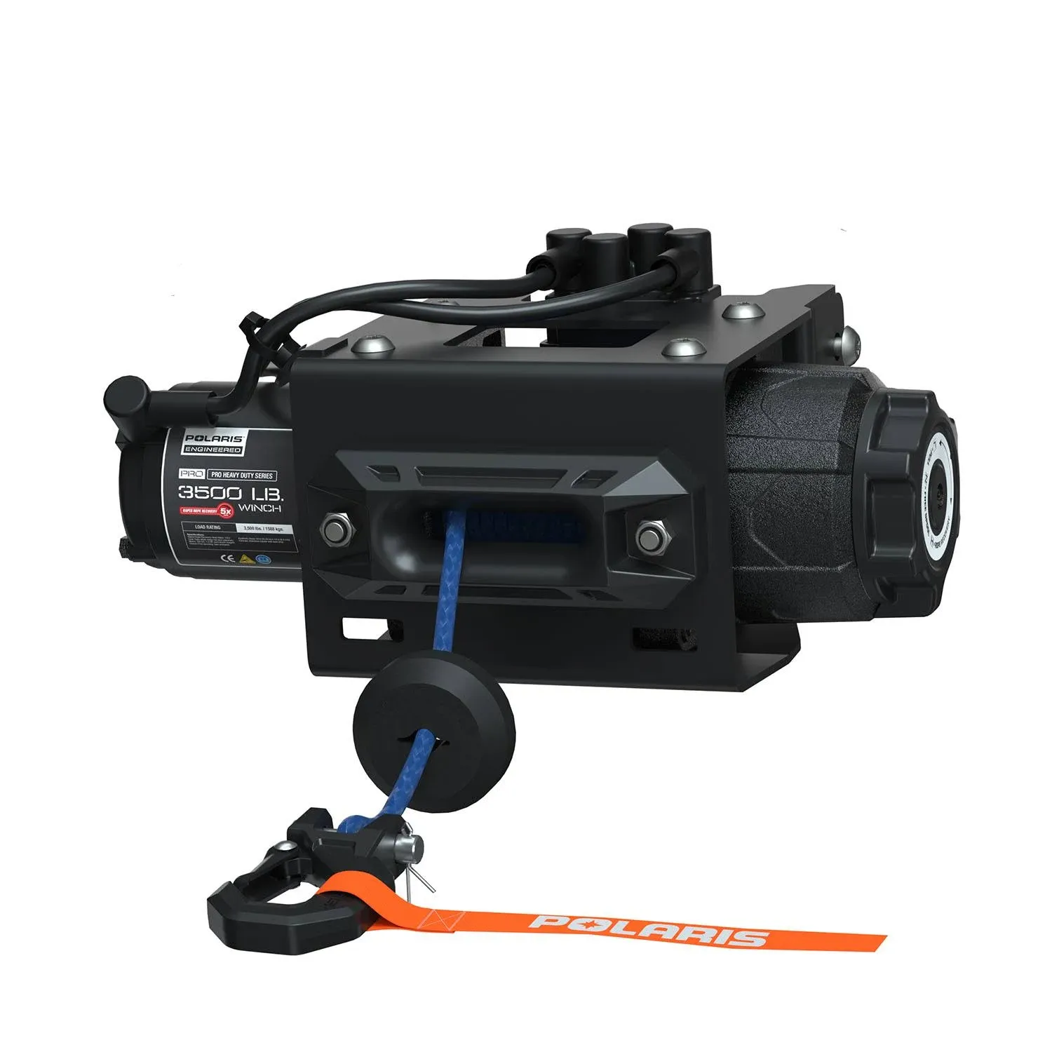 Polaris Pro HD 3,500 lb. Winch with Rapid Rope Recovery