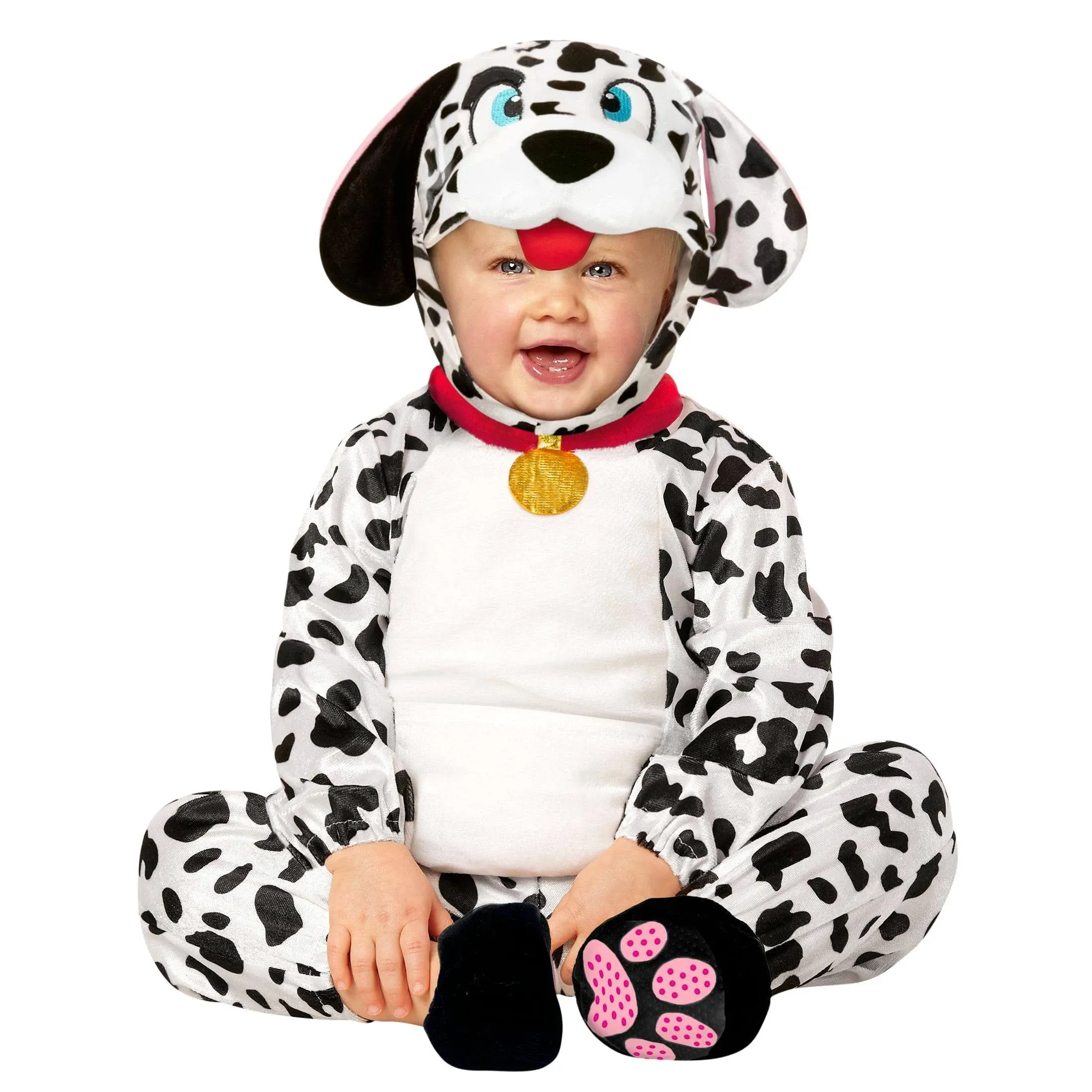 Morph Baby Dalmatian Onesie Puppy Costume for Infant Toddler Kids Dog Costume ...