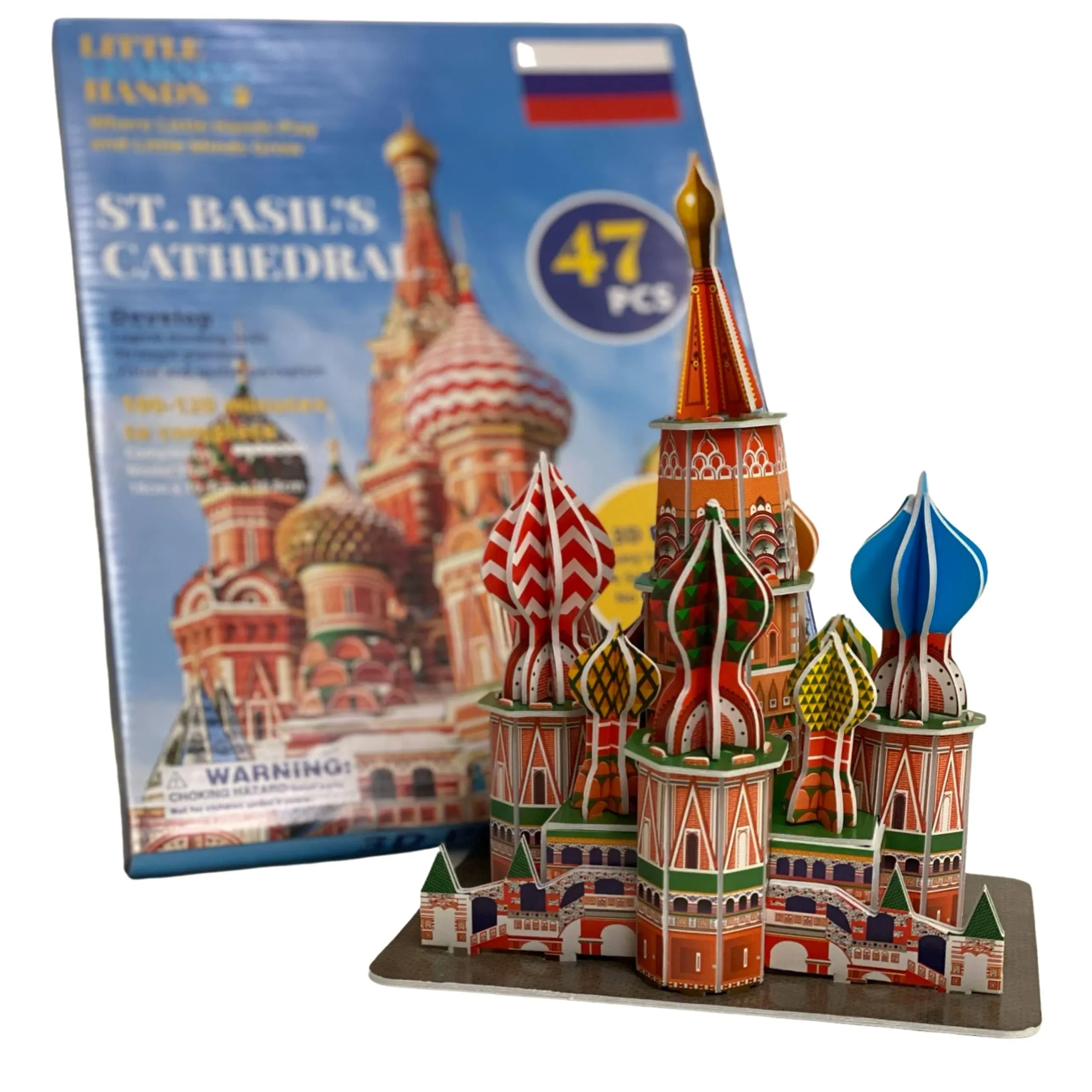 Little Learning Hands 3D Puzzles for Adults and Kids | St Basil Cathedral Red ...