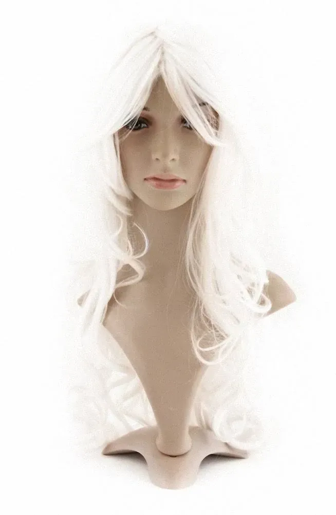 MapofBeauty Cosplay Costume Long Curly Hair Wig Ladies Synthetic Wig