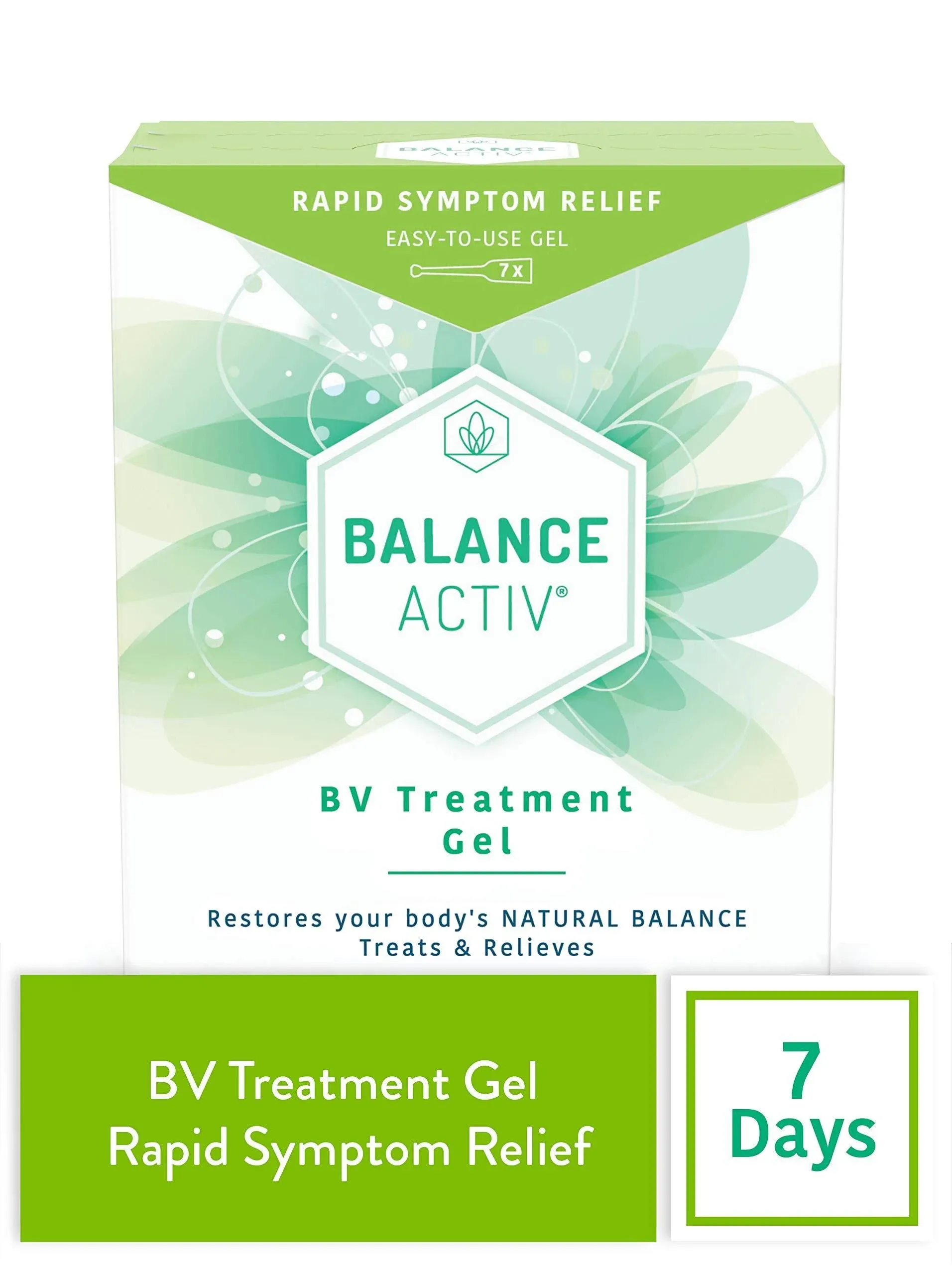 Bacterial Vaginosis Treatment - BV Balance Activ Gel - 7 Tube Box