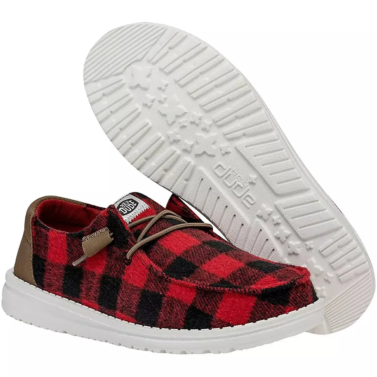 Hey Dude Wendy Buffalo Plaid Women's Shoes