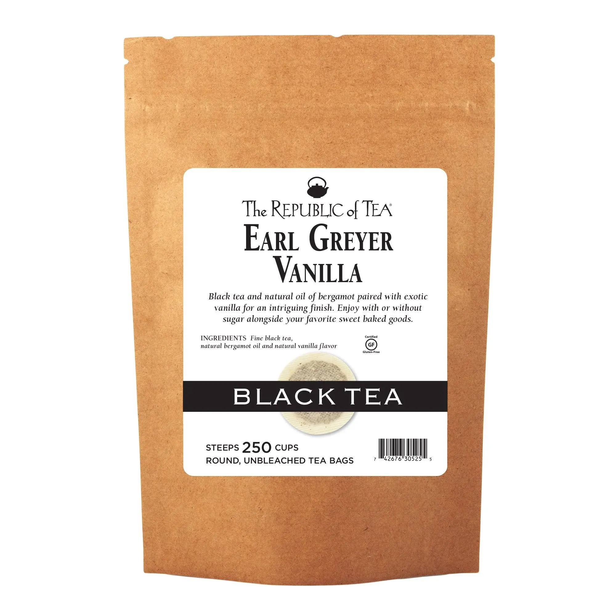 The Republic of Tea Earl Greyer Vanilla 250 Tea Bags