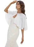 Heartgown Capelets for Women Chiffon Cape Shawls and Wraps for Evening Dress ...