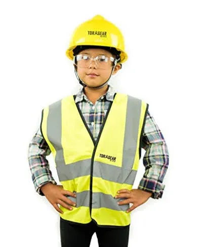 Child's Hard Hat - Kid's Construction Helmet - Ages 7 to 12 - For Work Or Play by TorxGear Kids!