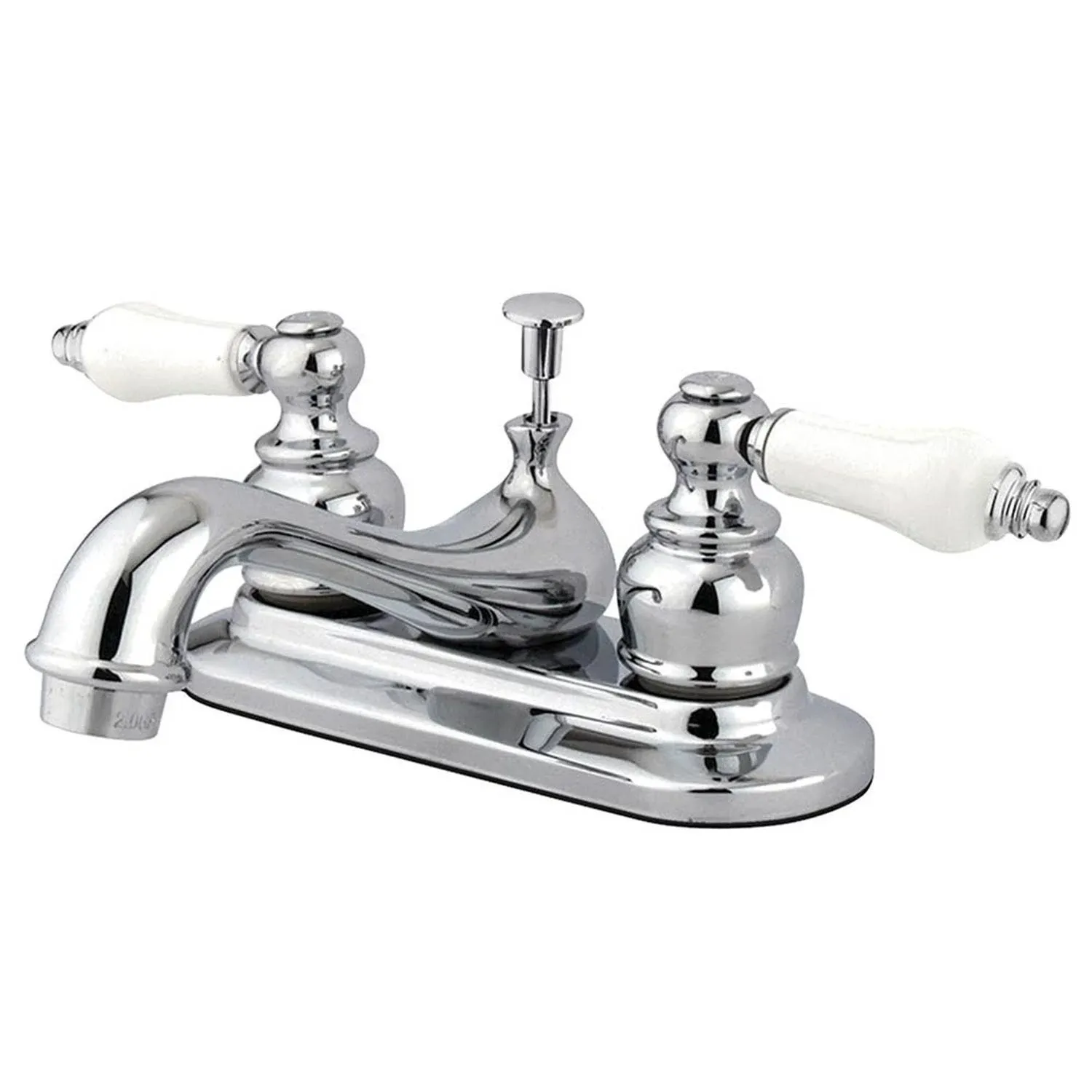 Kingston Brass Restoration 1.2 GPM Centerset Bathroom Faucet with