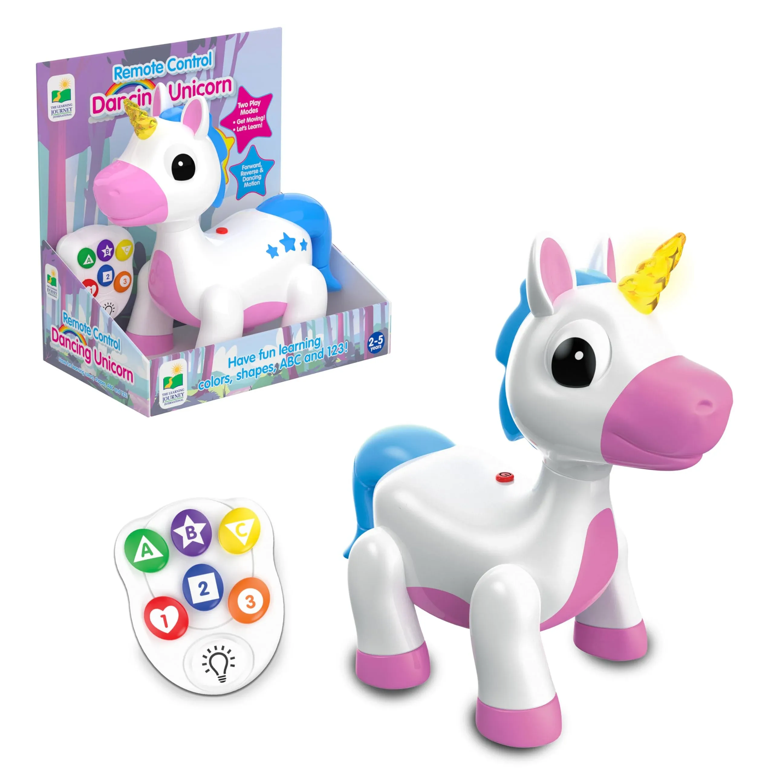 New The Learning Journey Play &amp; Learn RC Dancing Unicorn ages 2+