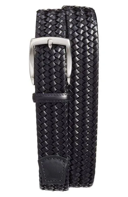 Torino Italian Woven Stretch Leather Belt