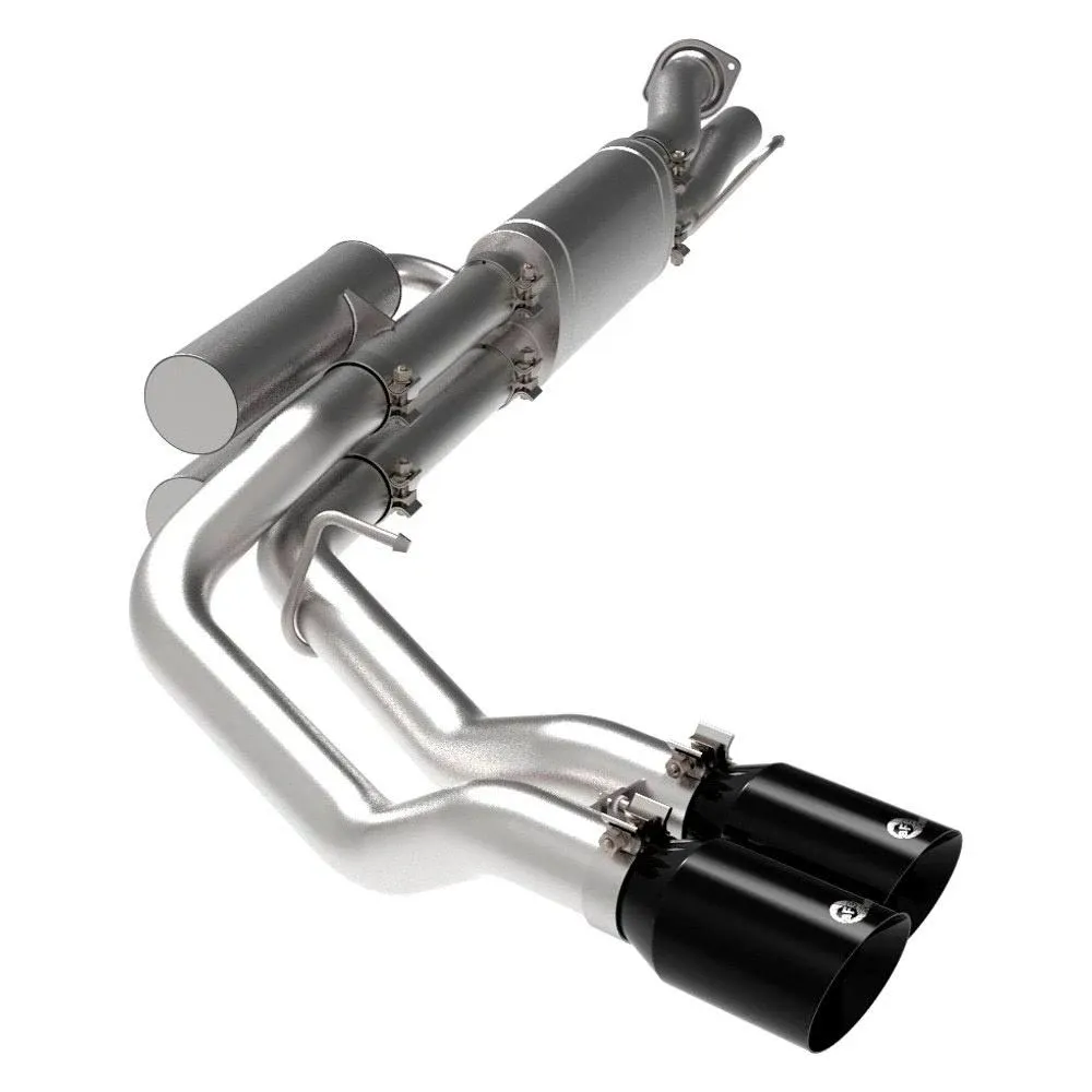 aFe Rebel Series 3in 409 SS Cat-Back Exhaust w/ Black Tips 17-20 Ford F-250/F350 V8 6.2L/7.3L