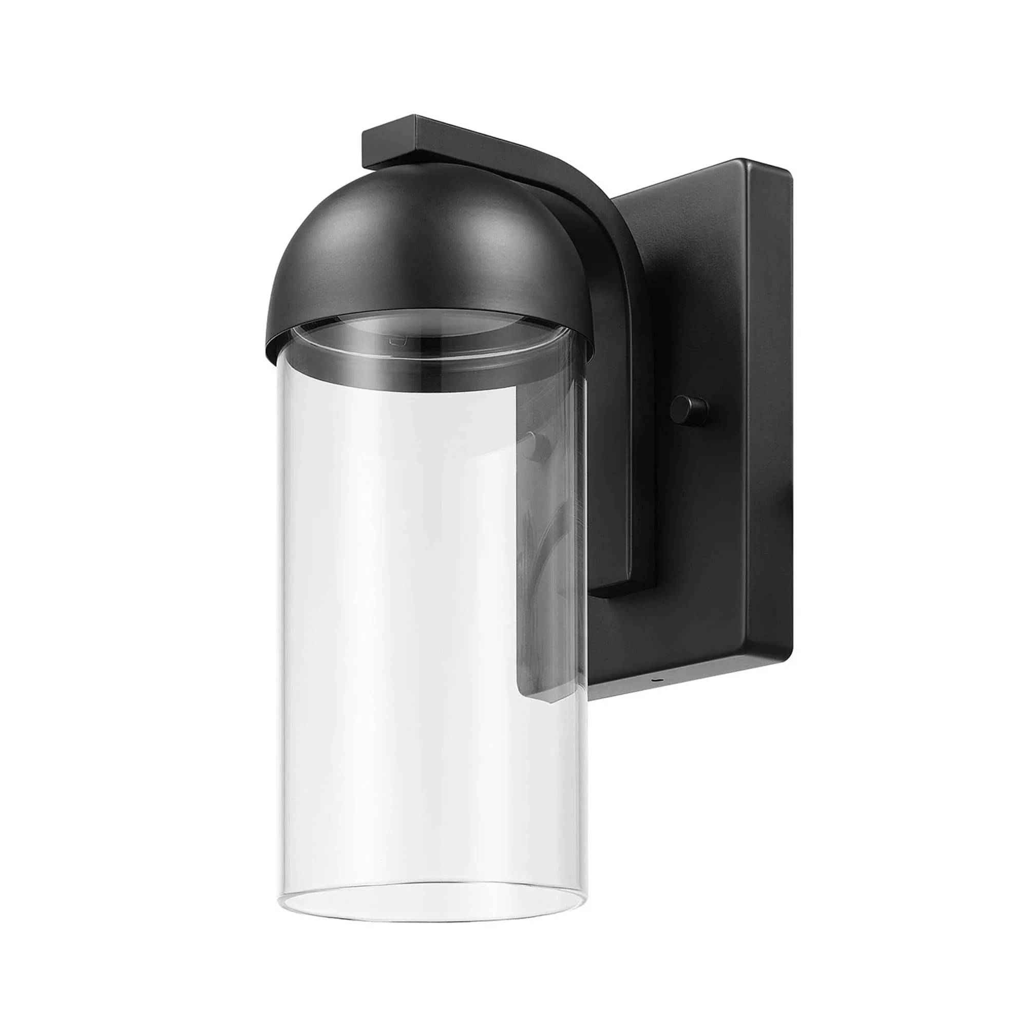 Globe Electric 60000023 12W LED Integrated Outdoor Wall Sconce, Matte Black ...