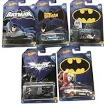 Hot Wheels Batman 2022 Batmobile Complete Set of 5 Diecast Vehicles Mix 3 from HDG89-956C Release