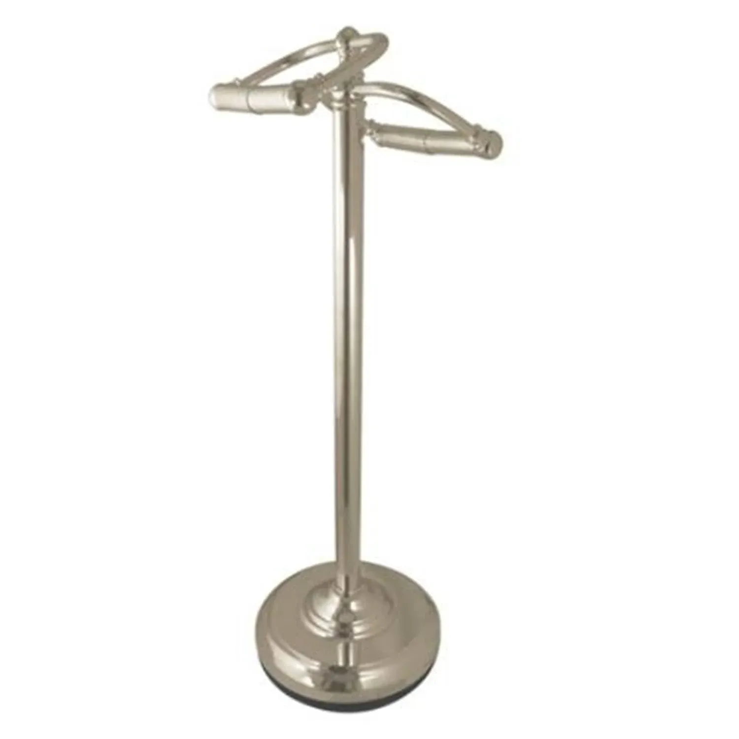 Kingston Brass Cc2208 Vintage Freestanding Toilet Paper Stand Satin Nickel