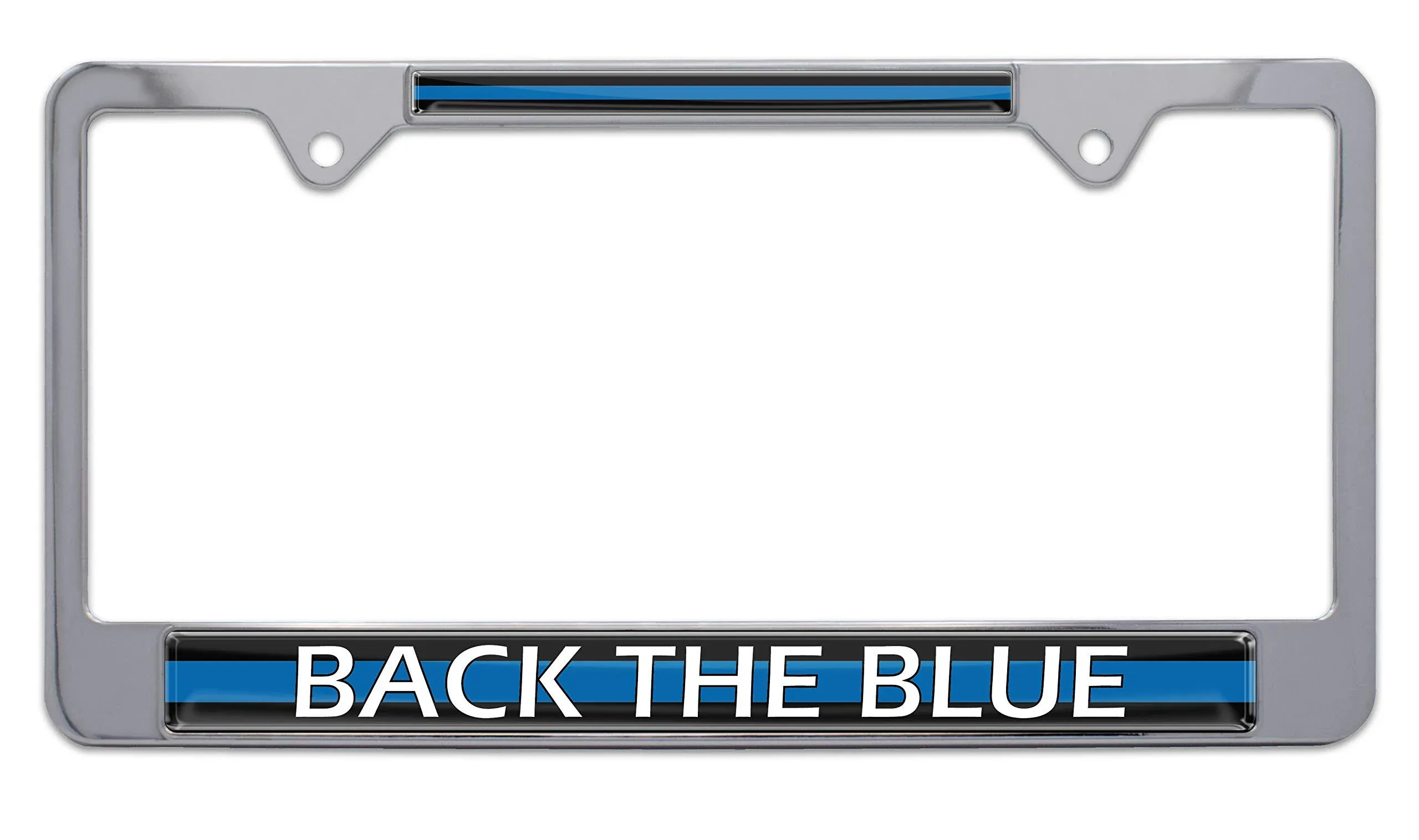 Back The Blue Police License Plate Frame