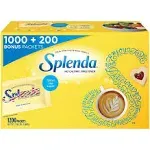 Splenda No Calorie Sweetener - 1200 count