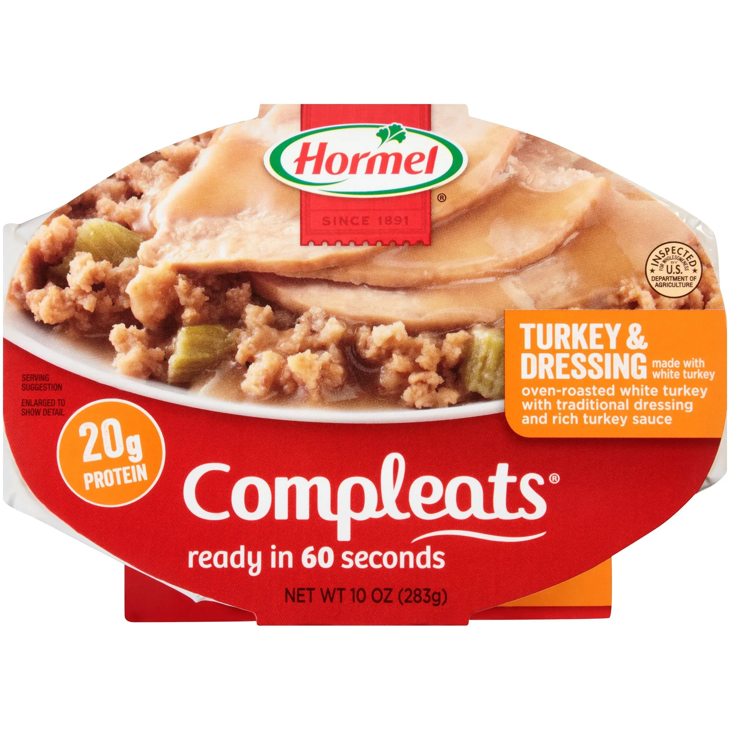 Hormel Compleats Turkey & Dressing - 10 oz