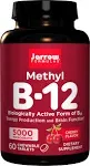 Jarrow Formulas Methyl B-12 Lozenges, 5000 mcg - 60 count