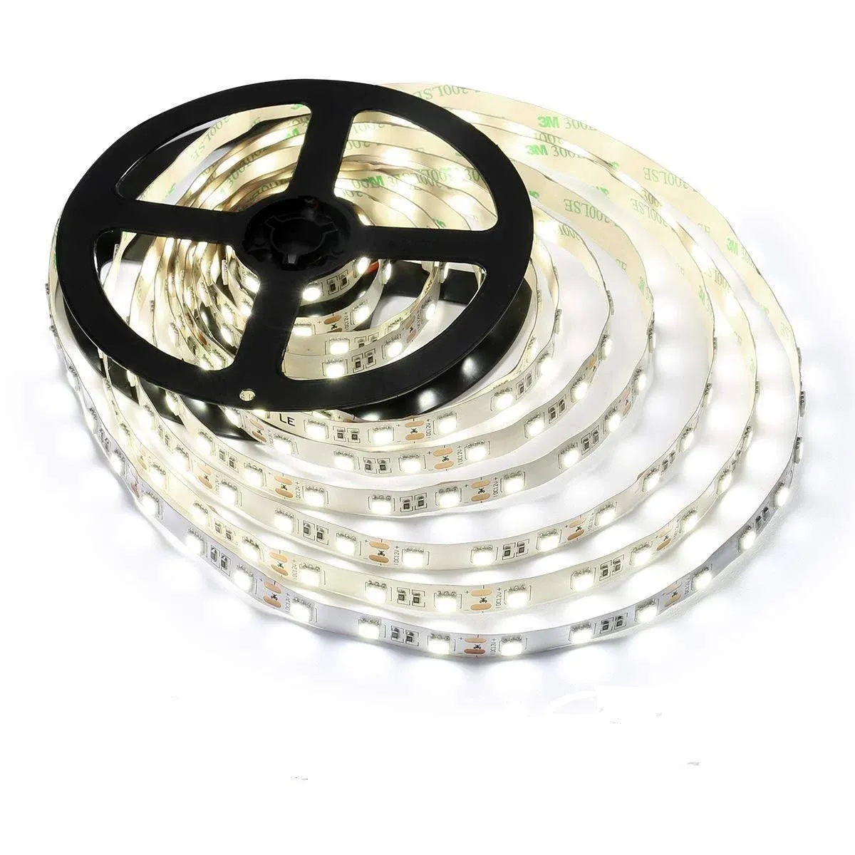 iNextStation White LED Lights 12V LED Light Strip 16.4ft/5m Flexible LED Strip ...