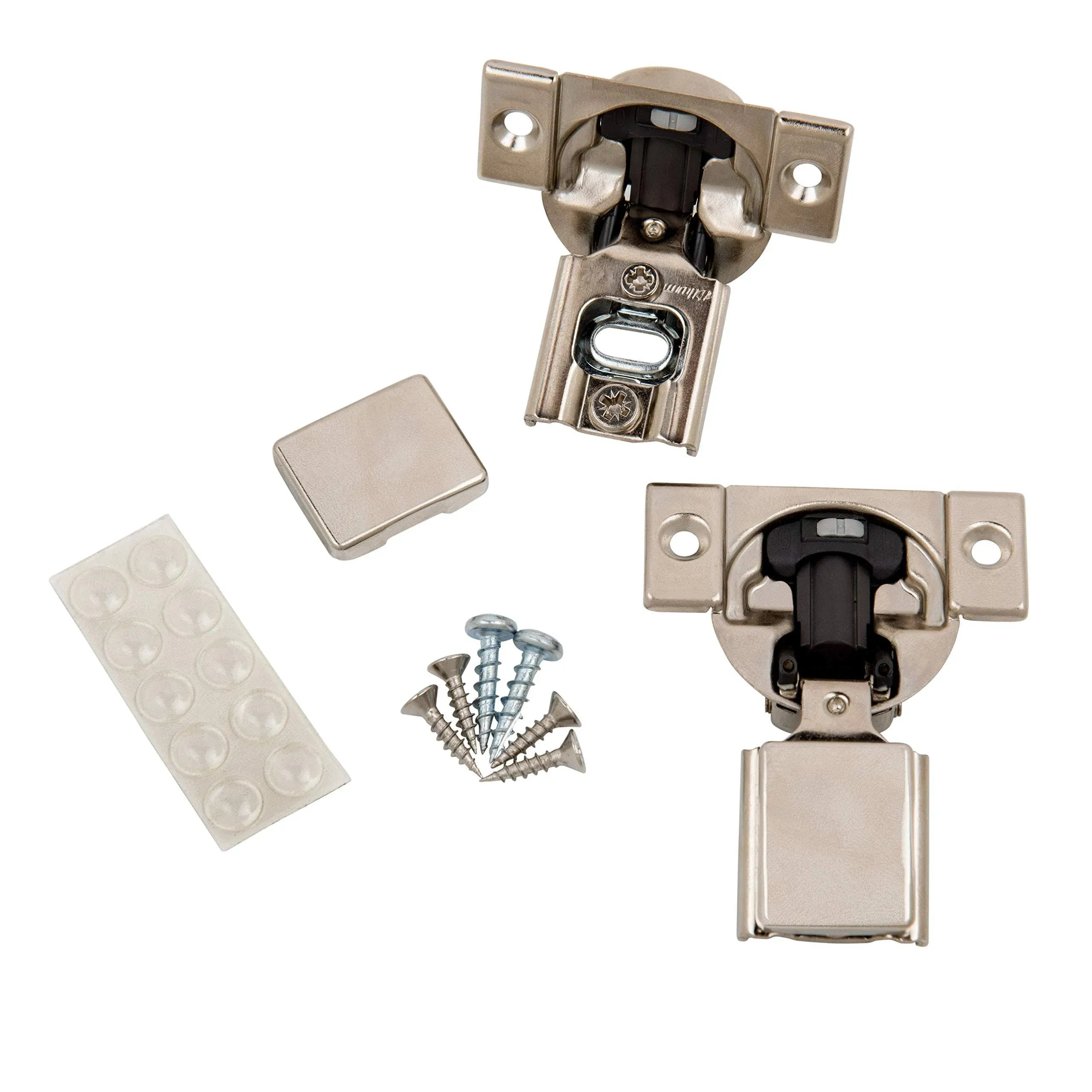 (10 Pack) 3/4&#034; Overlay Soft Close Hinge 38N355B.12 105° otion with Screws, Cover