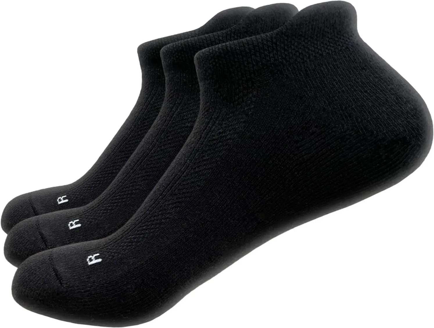 SOL3 Men's All-Day Cushion Socks - Pack of 3 - No Show Athletic Running Performance Ankle Socks