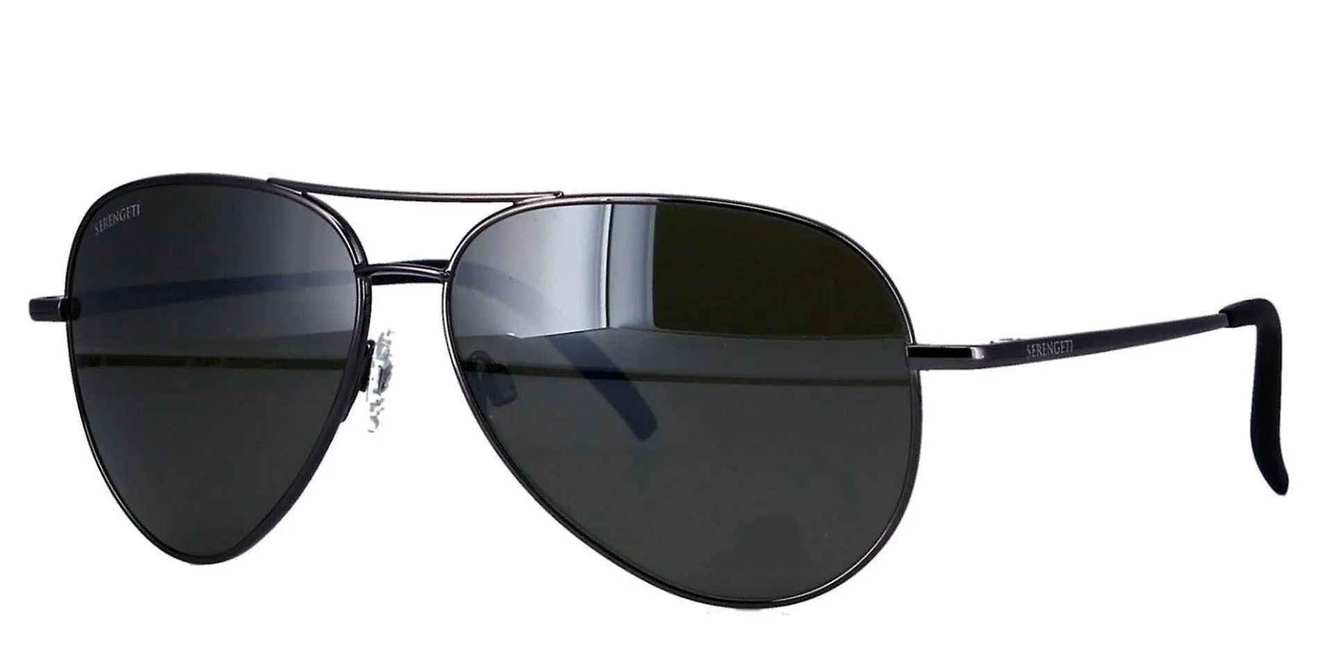 Serengeti Carrara Polarized Sunglasses Shiny Gunmetal