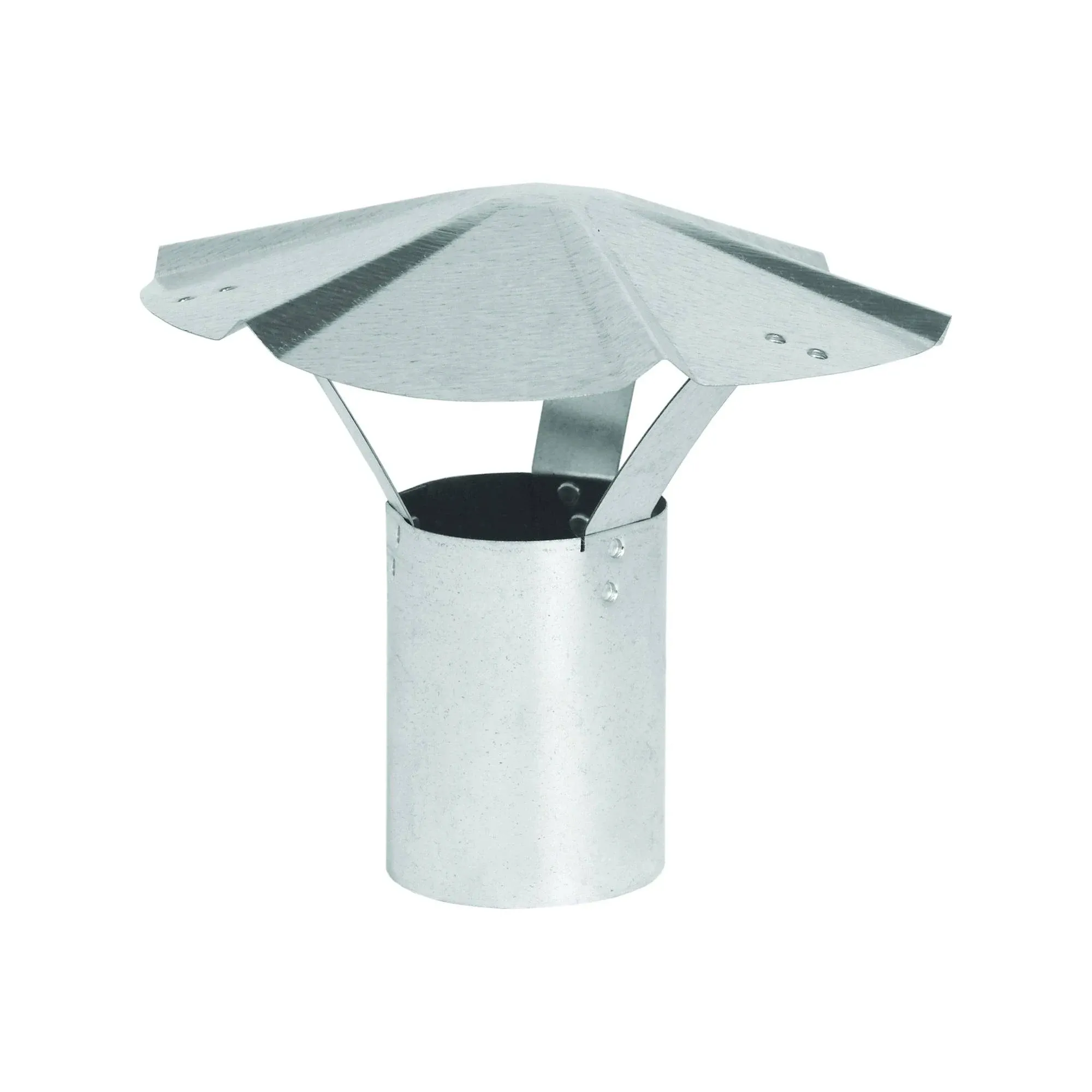 Gray Metal 4-327 4 in. Galvanized Round Vent Cap