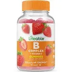 B Complex Gummies with Vitamin C for Adults