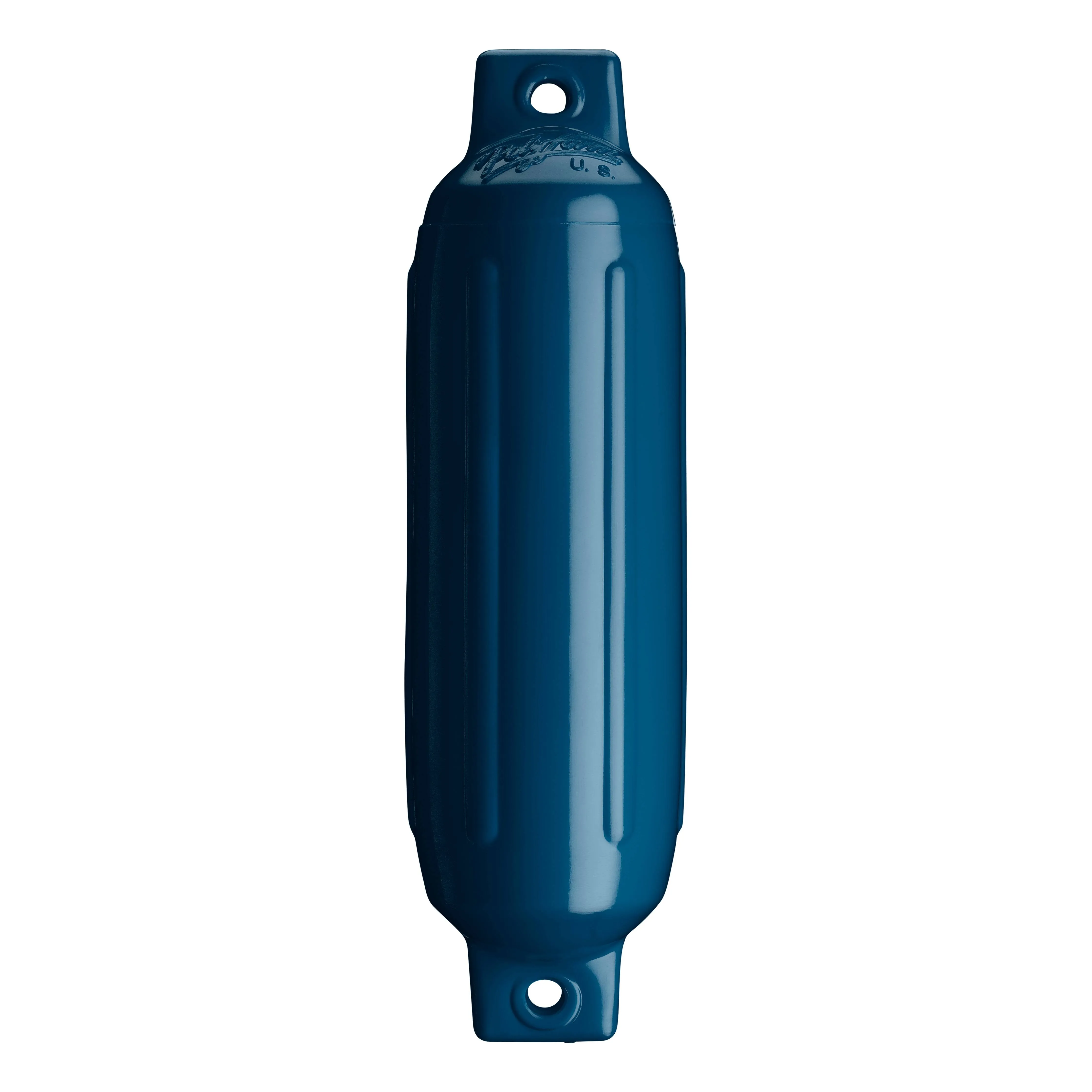 Polyform US® G1CATALINA - G-1 Series 3.5&quot; D x 12.8&quot; L Catalina Blue Twin Eye Cylindrical Inflatable Fender