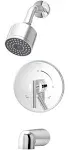 Symmons S-3502 - Chrome Single Handle 1-Spray Tub and Shower Faucet