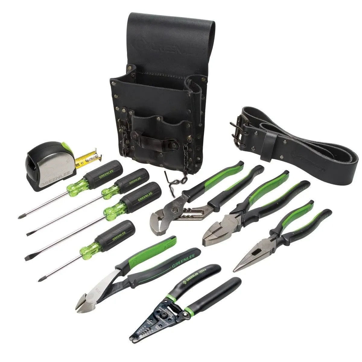 Greenlee 0159-13 12Pc Electricians Kit