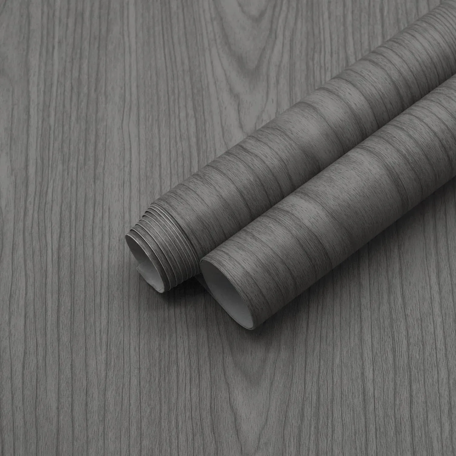 SECOCTSR Wood Wallpaper Grey Contact Paper Peel and Stick Wallpaper Removable Wo