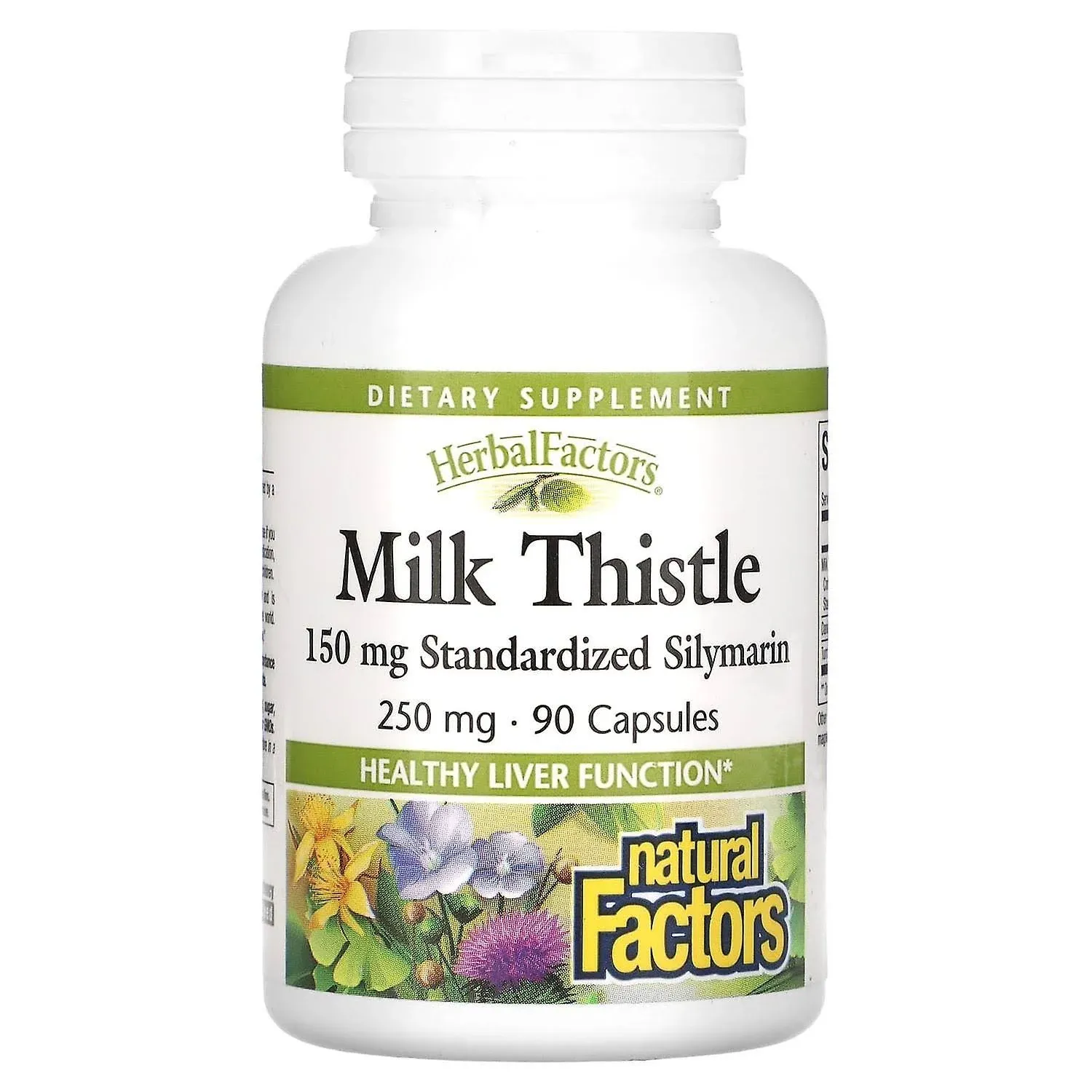 Natural Factors - Milk Thistle, 250 mg - 90 Capsules