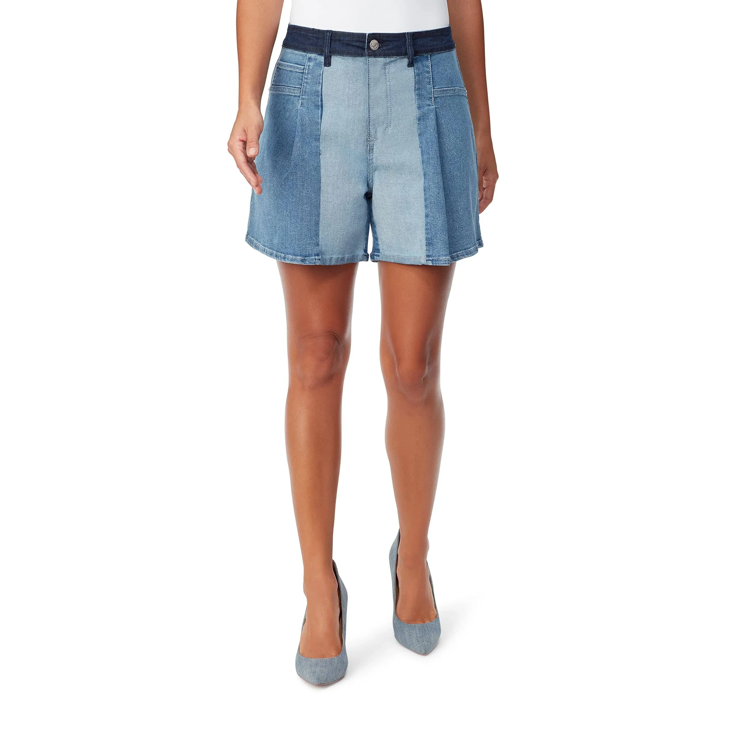 Women's High Rise A-line Pleated Short