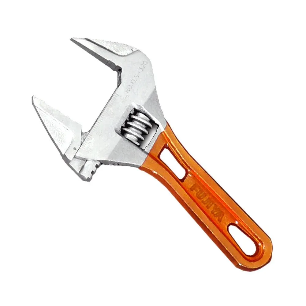 FUJIYA / SHORT ADJUSTABLE WRENCH LIGHT TYPE (0～32mm) / FLS-32G-F