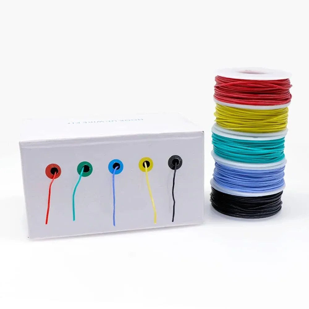 Treedix 30awg Wire Flexible Silicone Wire Hookup Wires Kit Silicone Stranded and