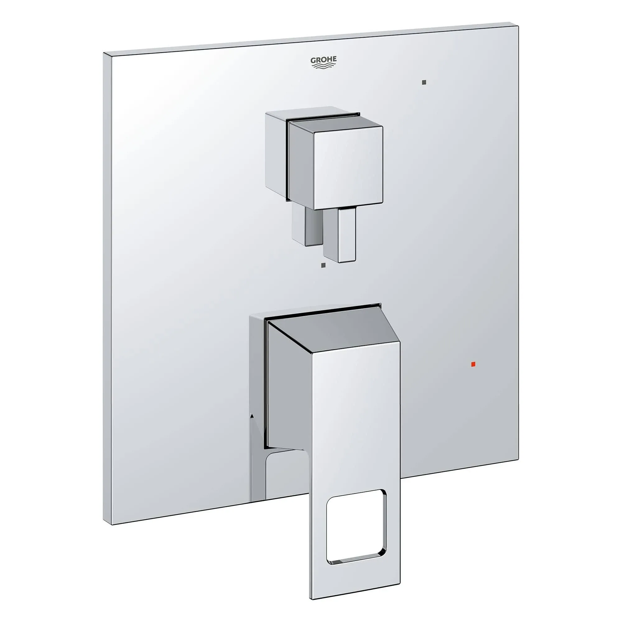 GROHE 29422000 Eurocube Valve Trim, Starlight Chrome