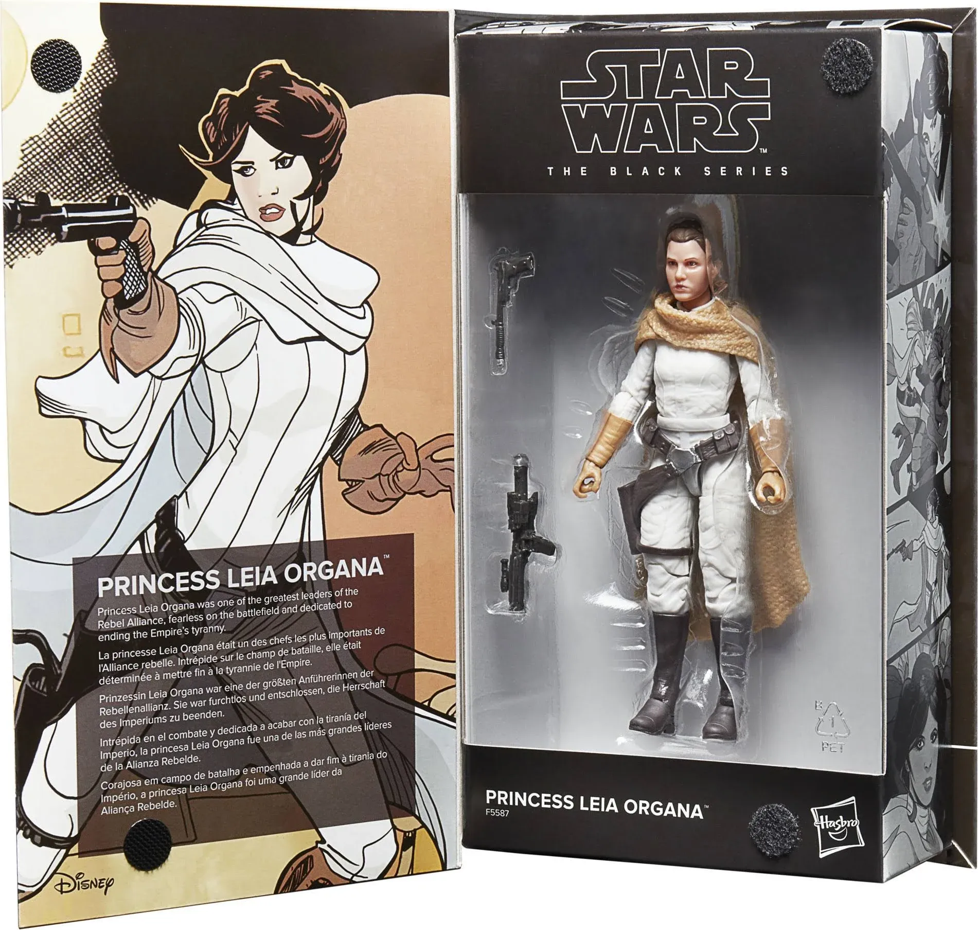 Star Wars The Black Series Princess Leia Organa (Comic) 6-Inch Action Figure