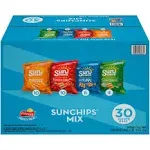 Sun Chips Whole Grain Snacks, Mix, Variety Packs - 30 pack, 1.5 oz bags