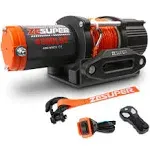 ZESUPER 4500 lb Winch Waterproof IP67 Electric Winch with Wireless Remote Syn...