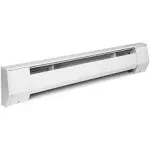 King Electric 6K1215BW 6 ft. 120V K Baseboard Heater - 1500W, White