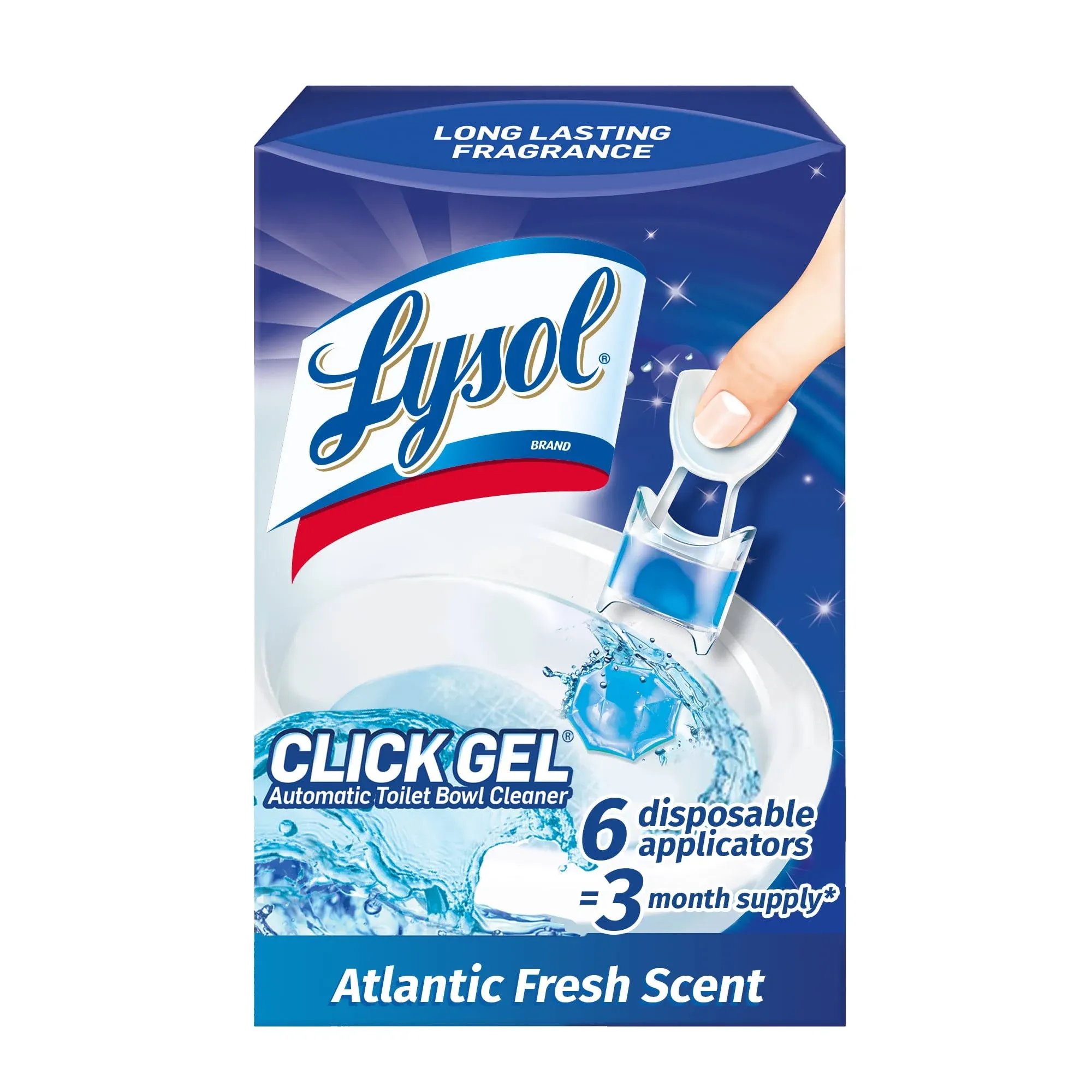 Lysol Click Gel Ocean Fresh Automatic Toilet Bowl Cleaner (6-Pack)