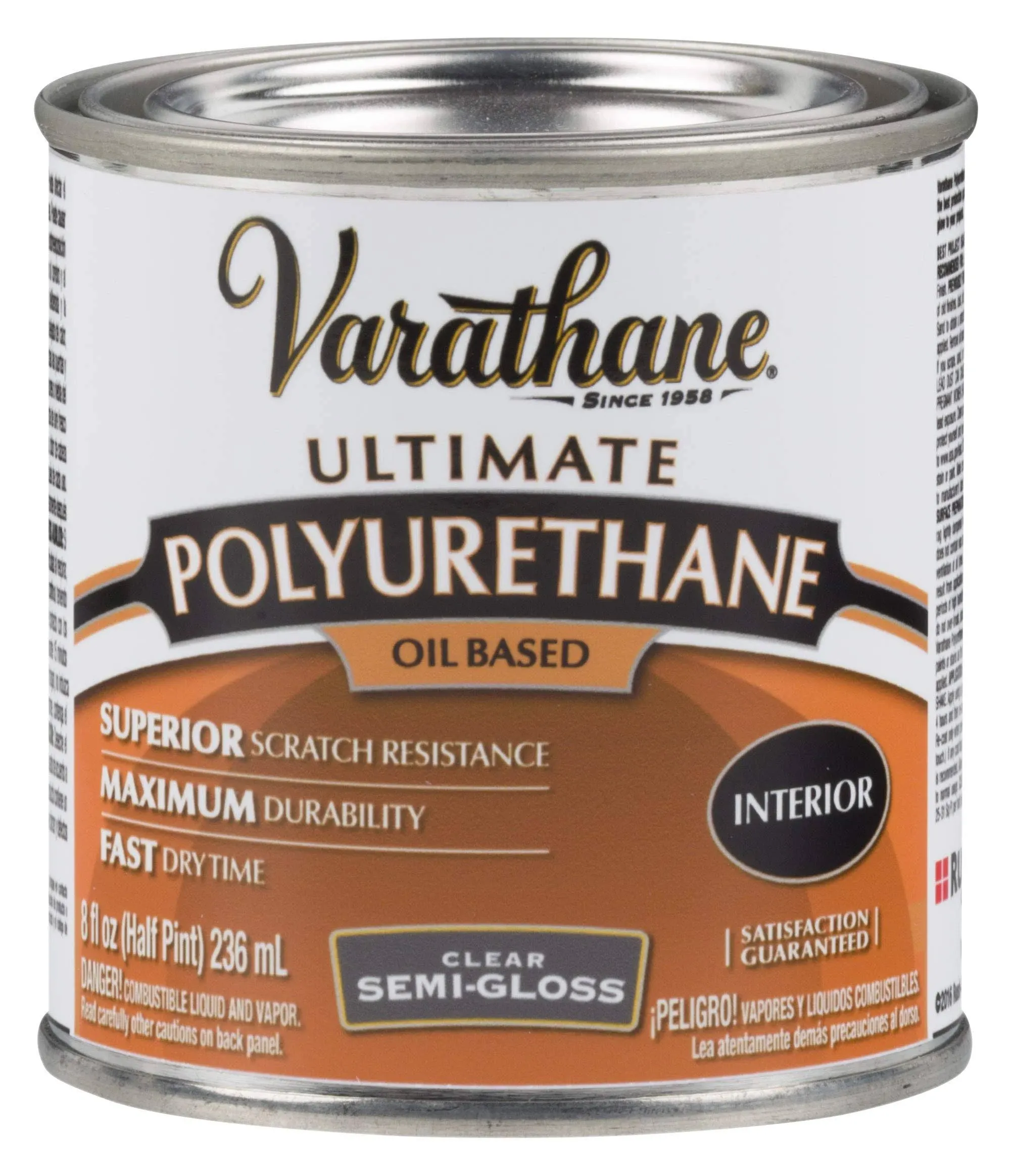 Varathane 1 Quart Oil-Based Clear Semi-Gloss Polyurethane